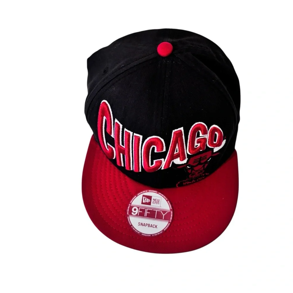 Chicago Bulls ERA Embroidered Red Windy City 9fifty Adjustable Snapback Hat